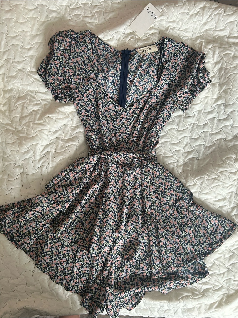 Ruby Sees (Sundae Muse) Flowy Floral Romper